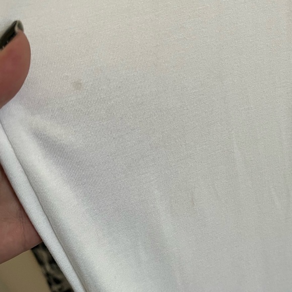 Lane Bryant white & black over-piece - Picture 2 of 4